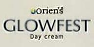 ORIEN'S GLOWFEST DAY CREAM (and logo) trademark logo