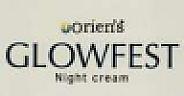 ORIEN'S GLOWFEST NIGHT CREAM (and logo) trademark logo