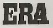 ERA (and logo) trademark logo