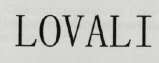 LOVALI (and logo) trademark logo