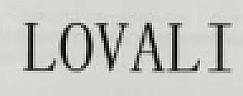 LOVALI (and logo) trademark logo