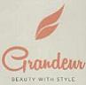 GRANDEUR BEAUTY WITH STYLE (and logo) trademark logo