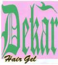 DEKAR HAIR GEL (and logo) trademark logo