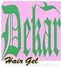 DEKAR HAIR GEL (and logo) trademark logo
