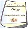 DEKAR MOISTURISING CREAM (and logo) trademark logo