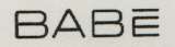 BABE (and logo) trademark logo