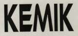 KEMIK (and logo) trademark logo