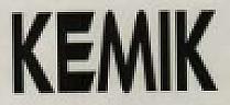 KEMIK (and logo) trademark logo