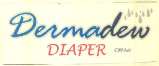 DERMADEW DIAPER CREAM (and logo) trademark logo