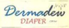 DERMADEW DIAPER CREAM (and logo) trademark logo
