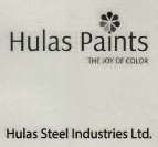 HULAS PAINTS (and logo) trademark logo