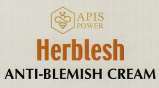APIS POWER HERBLESH ANTI-BLEMISH CREAM (and logo) trademark logo