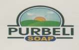 PURBELI SOAP (and logo) trademark logo