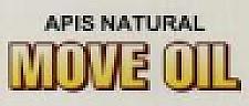 APIS NATURAL MOVE OIL (and logo) trademark logo