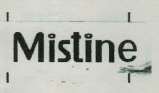 MISTINE (and logo) trademark logo