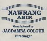NAWRANG ABIR (and logo) trademark logo