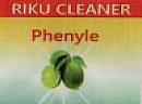 RIKU CLEANER PHENYLE (and logo) trademark logo