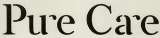 PURE CARE (and logo) trademark logo