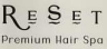 RESET PREMIUM HAIR SPA (and logo) trademark logo