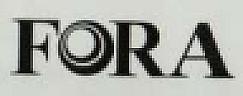 FORA (and logo) trademark logo