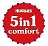 HUGGIES 5 IN 1 COMFORT & Design (and logo) trademark logo