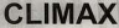 CLIMAX (and logo) trademark logo