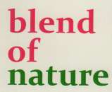 blend of nature (and logo) trademark logo