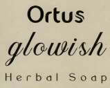 ORTUS GLOWISH HERBAL SOAP (and logo) trademark logo