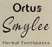 ORTUS SMYLEE HERBAL TOOTHPASTE (and logo) trademark logo