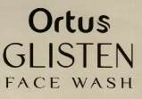 ORTUS GLISTEN FACE WASH (and logo) trademark logo