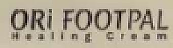 ORi FOOTPAL HEALING CREAM (and logo) trademark logo