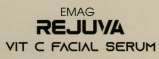 EMAG REJUVA VIT C FACIAL SEREM (and logo) trademark logo