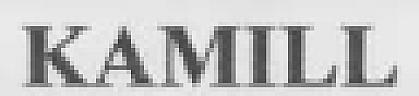 KAMILL (and logo) trademark logo