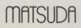 MATSUDA (and logo) trademark logo