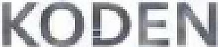 KODEN (and logo) trademark logo