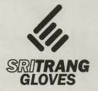 SRITRANG GLOVES (and logo) trademark logo