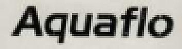 Aquaflo (and logo) trademark logo