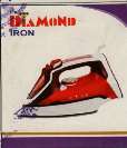 TTK DIAMOND STEAM IRON (and logo) trademark logo