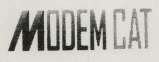 MODEMCAT (and logo) trademark logo