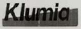 KLUMIA (and logo) trademark logo