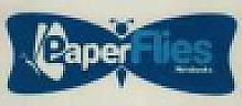 PAPER FLIES (and logo) trademark logo