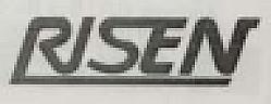 RISEN STYLIZED (and logo) trademark logo