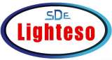 SDE LIGHTESO (and logo) trademark logo