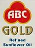ABC GOLD REFINED SUNFLOWER OIL (and logo) trademark logo