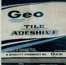 GEO TILE ADESHIVE (and logo) trademark logo