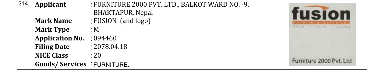 Original bulletin entry for FUSION (and logo)