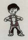Boy with Sandals (and logo) trademark logo