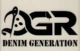 DGR DENIM GENERATION (and logo) trademark logo