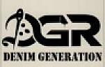 DGR DENIM GENERATION (and logo) trademark logo