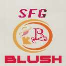 SFG BLUSH (and logo) trademark logo